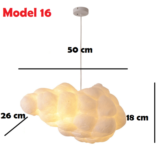 Cloud lamp 2x E27 50 x 26 x 18 cm