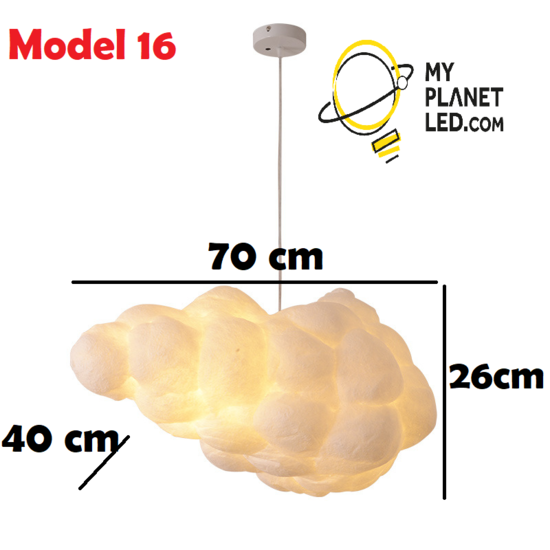 Cloud lamp 2x E27 70 x 40 x 26 cm