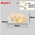Lampe nuage 4x E27 90 x 40 x 28 cm