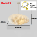 Wolkenlampe 4x E27 100 x 45 x 30 cm