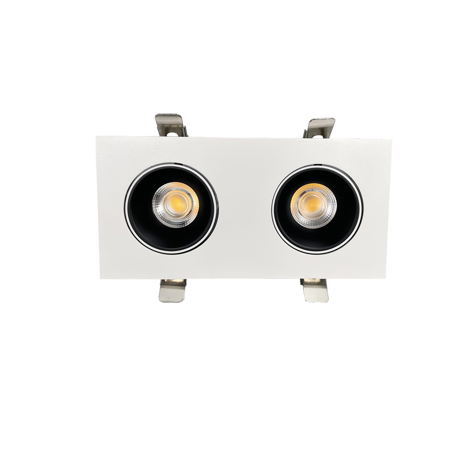 White directional 2 x 20 W LED recessed spot fruit and vegetable