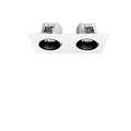 Profy Foco empotrable doble pescadería blanco orientable 2 x 20 W