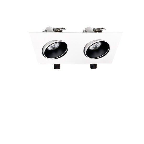 Profy Foco empotrable doble pescadería blanco orientable 2 x 20 W