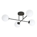 Emibig Emibig Medium black ceiling lamp with frosted glass bulbs 4x E14 - Stylish lighting for any room