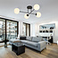 Emibig Emibig Medium black ceiling lamp with frosted glass bulbs 4x E14 - Stylish lighting for any room