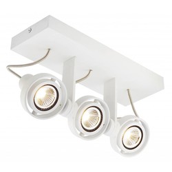 Fantasia Ziva ceiling light white LED GU10 3x4.5W dimmable