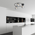 Emibig Emibig Stylish ceiling lamp 3xE14 black with smoked glass bulbs - Elegant lighting for any interior