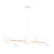 Emibig Emibig Suspension en laiton et blanc avec 6 boules en verre blanc mat