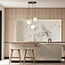 Emibig Emibig Hängelampe mit 3 Glühbirnen, schwarz mit Messing und weißem Glas - Elegante Beleuchtung für jedes Interieur