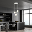Emibig Emibig 3 ball hanging lamp white with brass and white glass - Perfect for creating a warm atmosphere