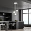 Emibig Emibig 3 bollen hanglamp wit met messing en wit glas - Perfecte sfeerverlichting voor elke ruimte