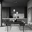 Emibig Emibig 3 light black pendant with 3x E14 blown transparent glass - Ideal for stylish lighting