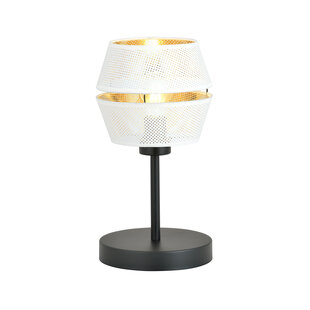 Emibig Handsome table lamp black with white and gold key 1x E27