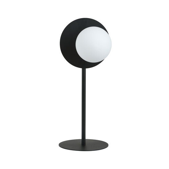 Emibig Emibig Lampe de table noire spéciale avec accent en verre fumé E14 - Ajoutez une touche de style à votre intérieur