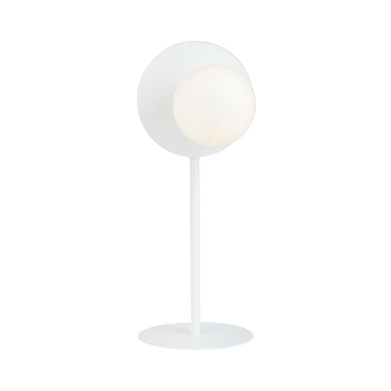 Emibig Emibig Completely white table lamp with glass white ball 1x E14 - Ideal for modern interiors