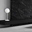 Emibig Emibig Komplett weiße Tischleuchte mit weißer Glaskugel 1x E14 - Ideal für moderne Innenräume