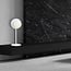 Emibig Emibig Lámpara de mesa completamente blanca con bola de vidrio blanca 1x E14 - Ideal para interiores modernos