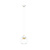 Witte hanglamp kooilamp met goud GU10