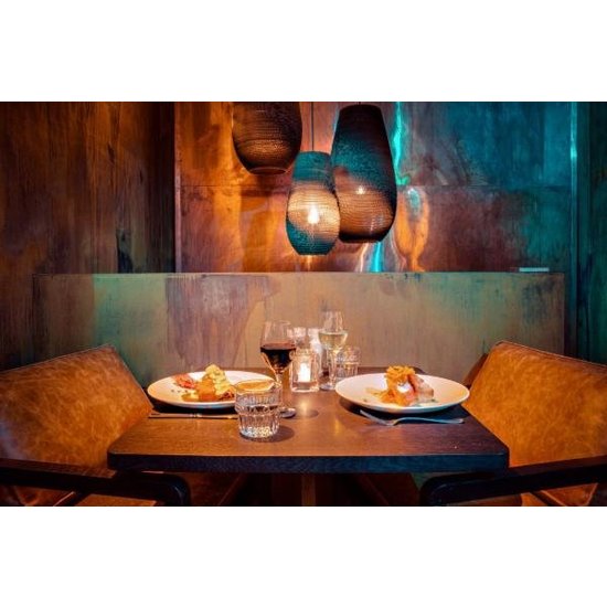 Lámpara colgante cartón diseño jarrón blanco o beige Ø 25cm E27