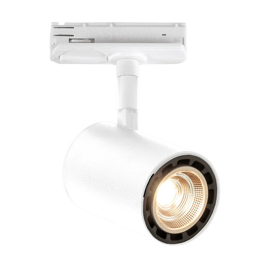 Riel de iluminación blanco o negro para foco GU10 de su elección monofásico