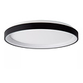 Plafonnier rond noir chaud 48 cm dimmable 38W