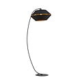 Emibig Emibig Lámpara de arco negra excepcional E27 negra y dorada - Ideal para una iluminación elegante en el salón