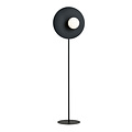 Emibig Emibig Lampe debout noire avec boule en verre dépoli de 14 cm E14 - Idéale pour créer une ambiance chaleureuse dans n'importe quelle pièce