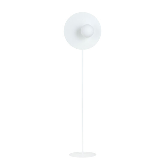 Emibig Emibig Lámpara de pie blanca con bola de vidrio esmerilado de 14 cm E14 - Crea un ambiente acogedor en tu espacio