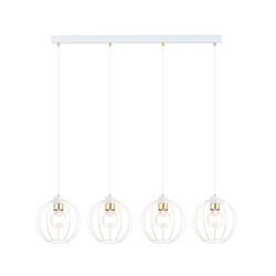 Emibig Hanglamp met 4 witte bollen metaal E27