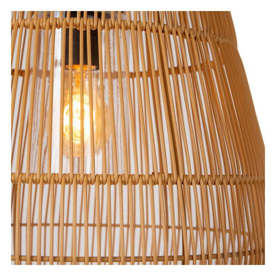 Natürliche Rattan-Hängelampe IP44 für den Innen- und Außenbereich 35 cm E27 Rattan