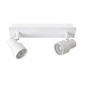 Plafón de baño LED blanco GU10 2x4,5W