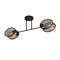 Emibig Emibig Mysterious ceiling lamp with metal translucent 2x E27 - Create a cozy ambiance in your space