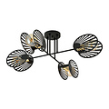 Handsome hanging ceiling lamp with 4x E27 lamps