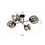Handsome hanging ceiling lamp with 4x E27 lamps