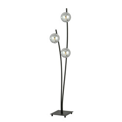 Emibig Staande vloerlamp met wuivende armen en fumé bollen E14