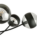 Emibig Emibig Pendelleuchte mit 6 gebogenen Armen, schwarzen und gestreiften Glühbirnen E14 - Schaffen Sie eine gemütliche Atmosphäre in Ihrem Raum
