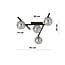 Emibig Emibig Metal and glass ceiling lamp with 4 smoked glass spheres - Perfect ambiance for any room