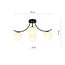 Emibig Emibig Copenhagen black ceiling lamp black with 4 white glass balls - Perfect for modern interiors