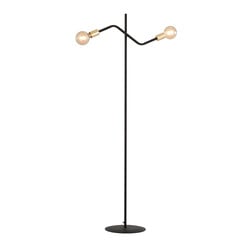 Emibig Lampe sur pied Odense avec 2 connexions E27 dorées