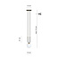 Emibig Emibig Aarhus 1 lámpara E14 colgante negra y opal 15 cm de diámetro - Ideal para interiores modernos