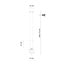 Emibig Emibig Aarhus 1 lamp white with opal white glass E14 hanging lamp 15 cm diameter - Perfect lighting for any space