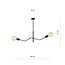 Emibig Emibig Vejle volledig zwarte hanglamp met 2x E27 - Perfect voor een moderne sfeer