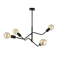 Vejle 4 lamp hanging lamp black 4x E27