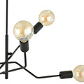 Vejle 4 lamp hanging lamp black 4x E27