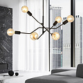 Emibig Emibig Vejle impressive pendant lamp 6x E27 completely black - Perfect for modern interiors