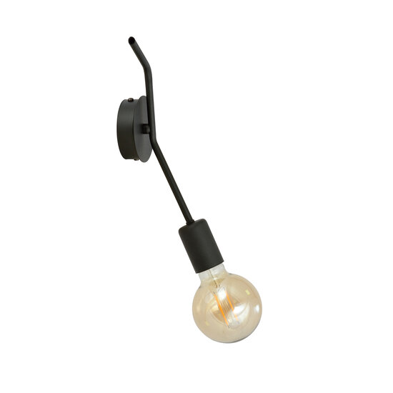Vejle zwarte wandlamp modern 1x E27