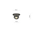 Emibig Emibig Randers elegante zwarte ovale plafondlamp met gestreepte glazen bol E14 - Perfect voor stijlvolle verlichting in elke ruimte