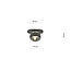 Randers elegante zwarte ovale plafondlamp met gestreepte glazen bol E14