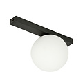 Aalborg ceiling lamp black with white bulb E14