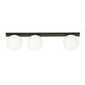 Emibig Emibig Lámpara de techo larga Aalborg negra con 3 bombillas blancas E14 - Iluminación perfecta para cualquier espacio